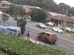 Police hunt driver of orange Nissan Navara after schoolboy seriously injured in alleged hit-and-run at Revesby
