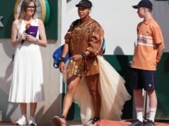 Osaka turns on the style as she sparkles in Paris