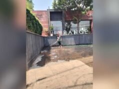 Man was given a Rs. 10K fine for using drinking water to wash a substance.