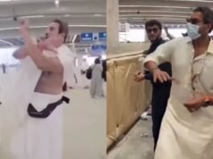 Wasim Akram’s videos of him performing the Haj ceremony in the famous bowling scene goes viral.
