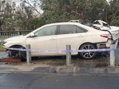 Man allegedly crashes mum’s car into bridge while triple alcohol limit in Pakenham