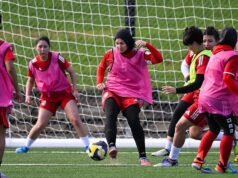 Brave Afghanistan women’s soccer team alive and kicking