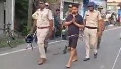 हाफ़ पैंट, टीशर्ट और नंगे पांव: टीएमसी नेता जहांगीर ख़ान की पुलिस क्यों करा रही है फाल्टा में परेड