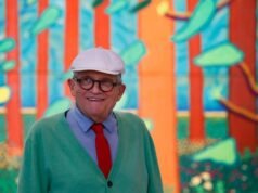 Just two people attend David Hockney’s private funeral
