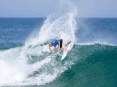 Two surfers left standing after Aussie wipe-out in Rio