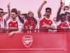 Arsenal parade: Dozens require rescuing from height