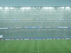 Wild weather halts play in Philadelphia World Cup clash