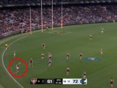 Umpires ‘completely conned’ by Harry McKay’s faux shot at goal in dying stages of AFL thriller