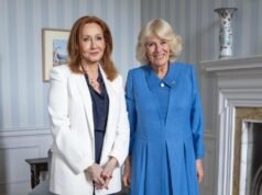 Queen welcomes JK Rowling to Palace of Holyroodhouse