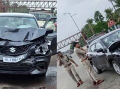 കാഞ്ഞങ്ങാട് പട്രോളിംഗിനിടെ കാറിടിച്ച സംഭവം; പരുക്കേറ്റ രണ്ട് പോലീസുകാരുടെയും കാലുകള് മുറിച്ച് മാറ്റി