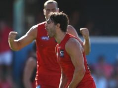 Christian Petracca: Gold Coast star announces he and wife Bella are expecting their first child