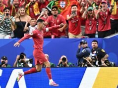 Written off again, Cristiano Ronaldo answers with a brace as Portugal hit five