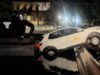 Delivery driver’s odd act after crashing into fountain