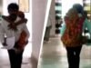 Man carries specially-abled wife on his back to complain about ration card woes