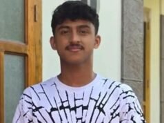 നിയന്ത്രണ ം വിട്ട സ്കൂട്ടർ ഓവുചാലിലേക്ക ് മറിഞ്ഞ ് വിദ്യാർഥ ി മരിച്ച ു