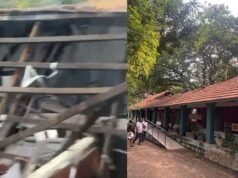 തിരുവനന്തപുരത്ത് സ്കൂൾ കെട്ടിടം തകർന്നു വീണു