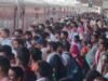 Sea of jobseekers storm Rajdhani Express after exam in Bihar, trigger chaos