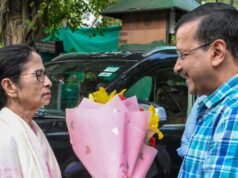 Mamata Banerjee meets Arvind Kejriwal in Delhi ahead of INDIA bloc meet