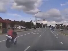 Motorcyclist thrown from bike in hit and run incident