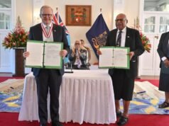 Australia signs off on major defence alliance with Fiji