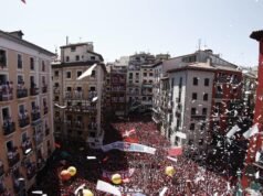 Pamplona’s running of the bulls festival kicks off