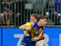 West Coast Eagles fall short of comeback again after slow start against Adelaide comes back to bite