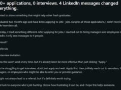 Job seeker applied to 200 roles, but only these 4 LinkedIn messages got him interviews