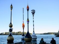 At 23m high, how does this floating artwork stand up?
