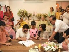 Inside Aamir Khan and Gauri Spratt’s wedding: FIRST photo shows actor signing marriage registry