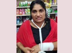റാന്നി സൂപ്പര് മാര്ക്കറ്റില് കാട്ടുപന്നി ആക്രമണം; കട ഉടമക്ക് പരുക്ക്