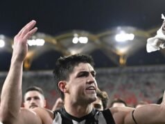 Pie Maynard in hot water over ‘dumb’ umpire nudge