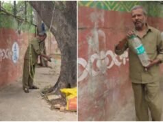 Bengaluru man confronts auto driver for urinating on road, makes him clean spot