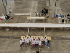 Students break record for world’s largest paper plane