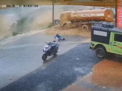 കള്ളാടി മണ്ണിടിച്ചിൽ: ടാങ്കർ ലോറിയും ബസും കുത്തിയൊലിച്ചു, അത്ഭുതകരമായി രക്ഷപ്പെട്ട് നാലുപേർ; നടുക്കുന്ന ദൃശ്യങ്ങൾ പുറത്ത്