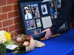Dreams cut short: slain officers mourned on anniversary