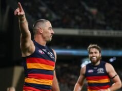 Veteran stars as Crows sink GWS, clinch top-six spot