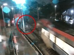 ‘Terrifying’: CCTV compilation captures woman’s heart-stopping near-miss on SA train line