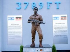 Uganda’s military unveils statue of Netanyahu’s brother