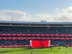 Supporters storm out of SCG ahead of Sydney Swans AFL clash, in aftermath of allegations of sexual assault