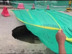 Gurugram IFFCO Chowk road caves in, 25-foot crater triggers panic