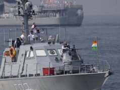Indian rescuers search for 22 after cargo ship sinks