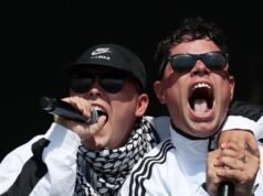 Irish rappers Kneecap curse Israeli PM at festival