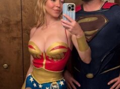 Sydney Sweeney and Scooter Braun show off their superhero sides