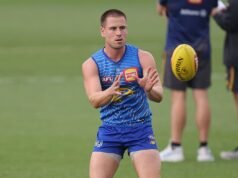 West Coast midfielder Elijah Hewett racing to be fit for final round clash against Hawthorn