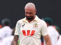 Australia has dropped Jake Weatherald for second Test match against Bangladesh