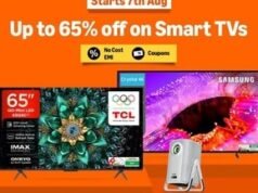 फिर नहीं मिलेगी इतनी सस्ती डील! 55 Inch 4K QLED Smart TV की कीमतों में भारी गिरावट, जानिए ट्र्पल डिस्काउंट का गणित