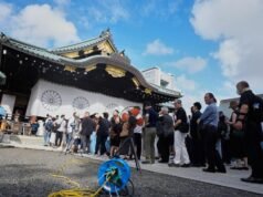 Japan defence minister visits contentious war shrine