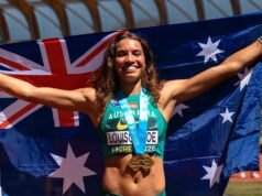 Aussie jumping for joy after dream win at world titles