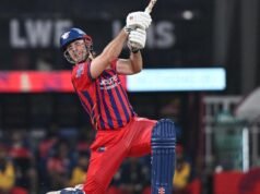 Ferocious Aussie barrage launches Sunrisers record