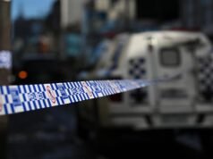 Boy attacked, mother stabbed outside police station